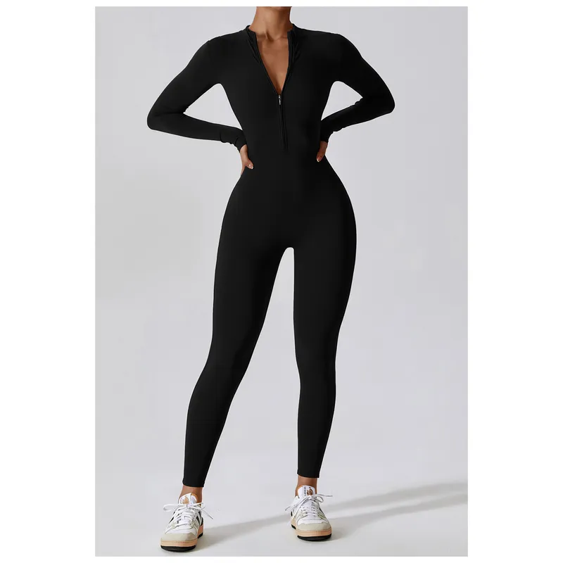 TIOZONEY - Enterito deportivo Mujer-Negro