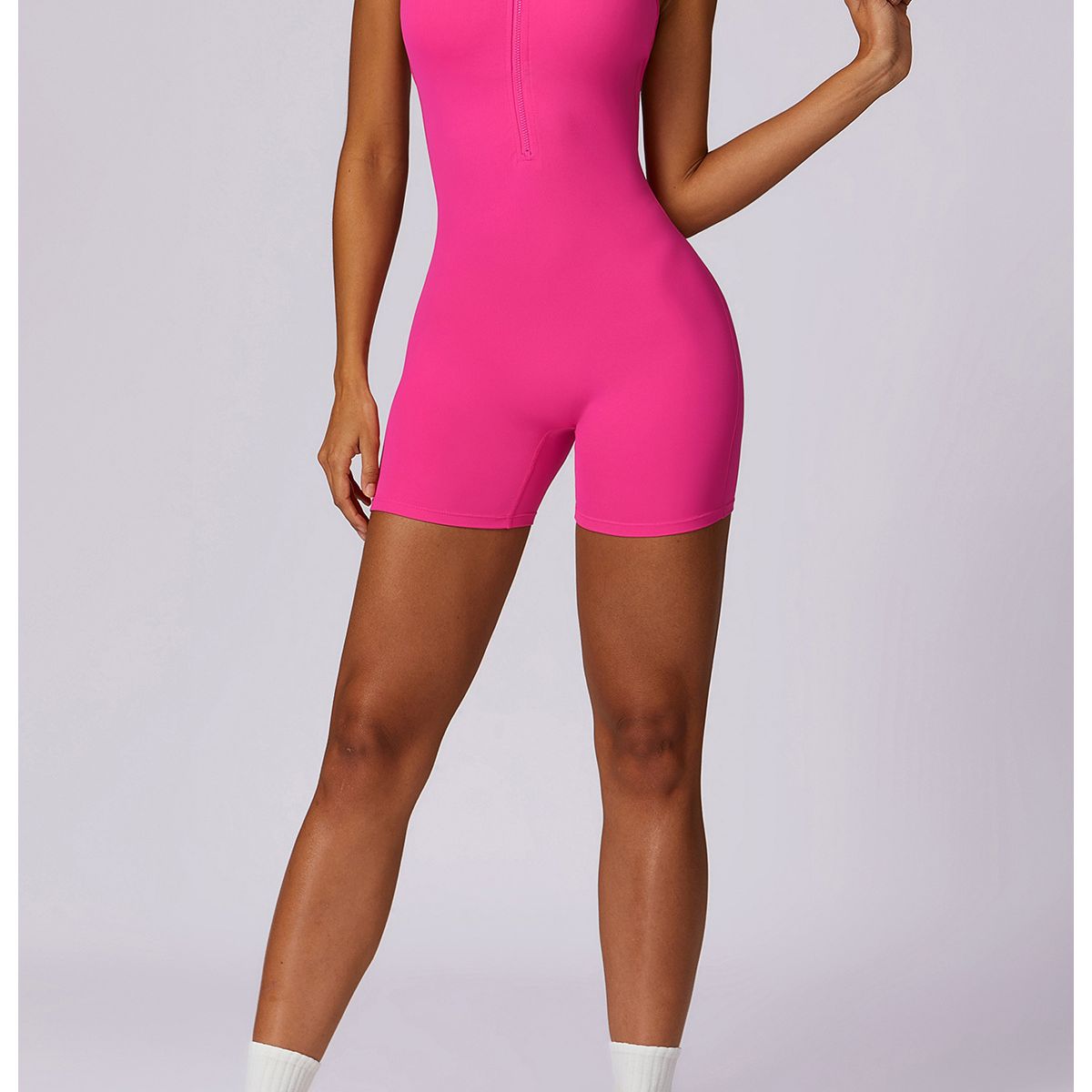 TIOZONEY - Enterito deportivo Mujer-Rosado