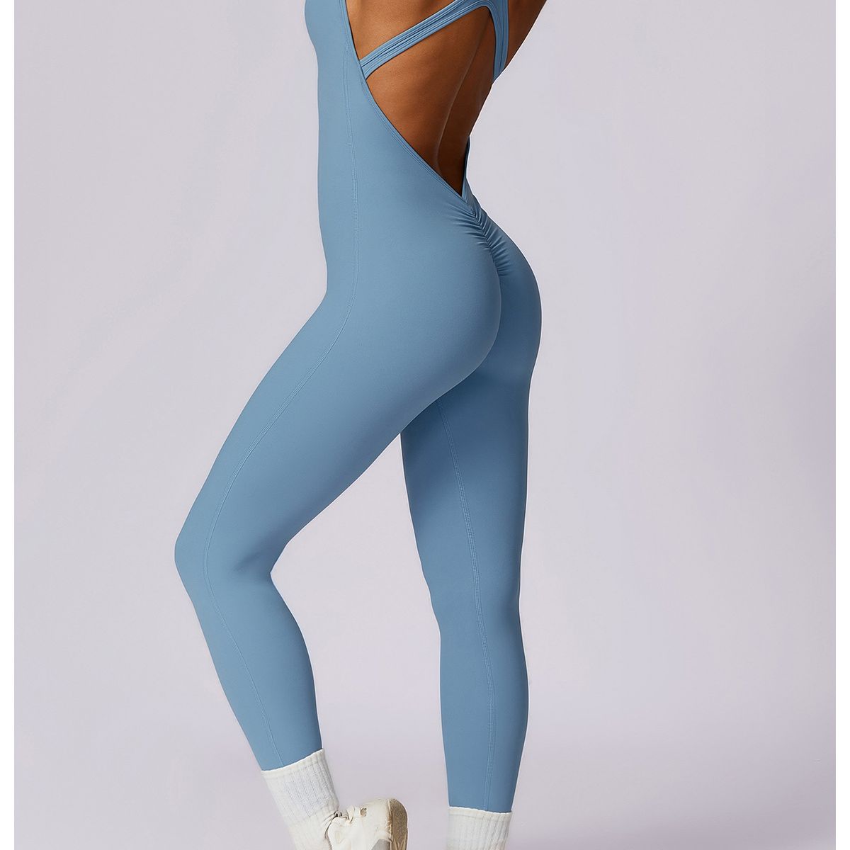 TIOZONEY - Enterito deportivo Mujer-Azul