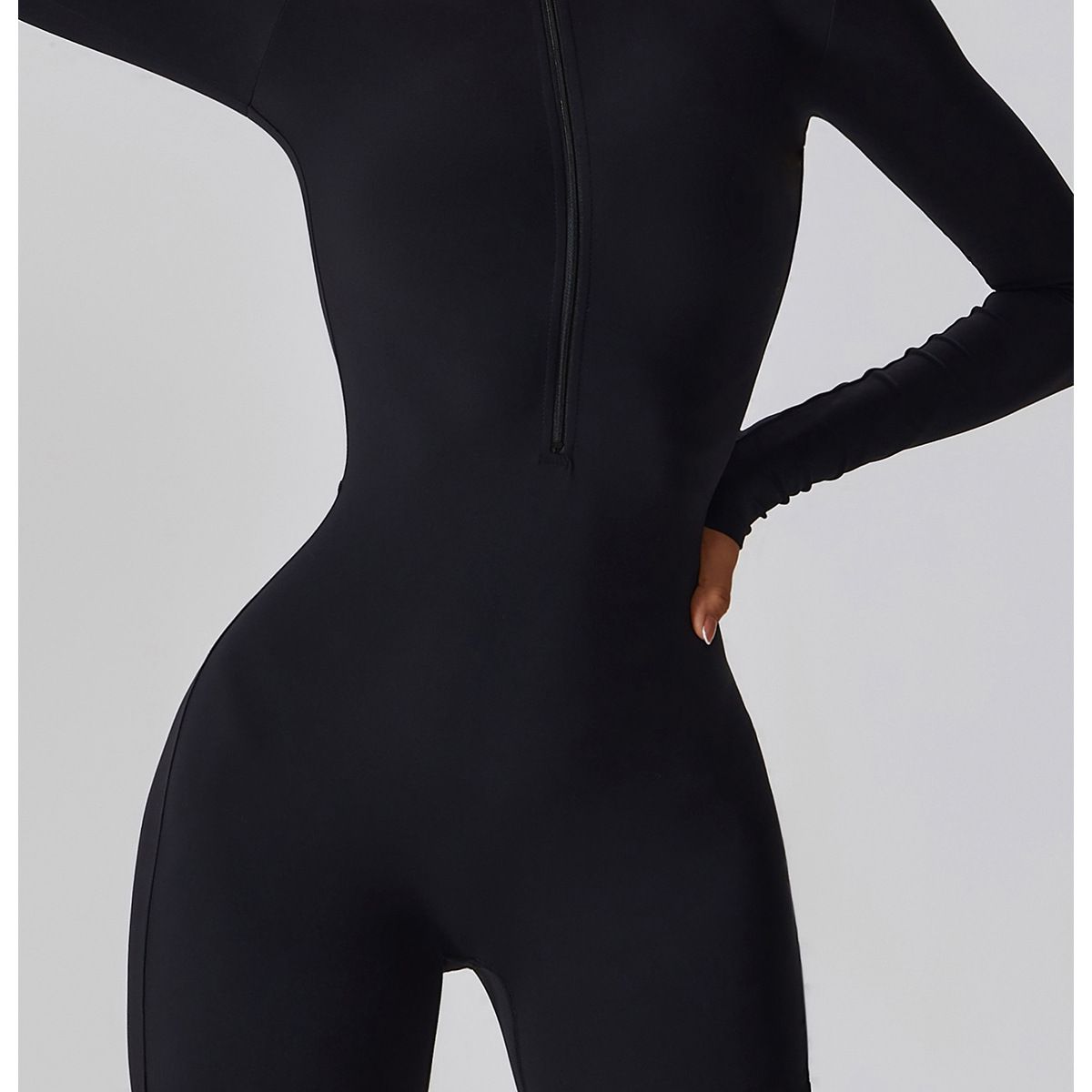 TIOZONEY - Enterito deportivo Mujer-Negro