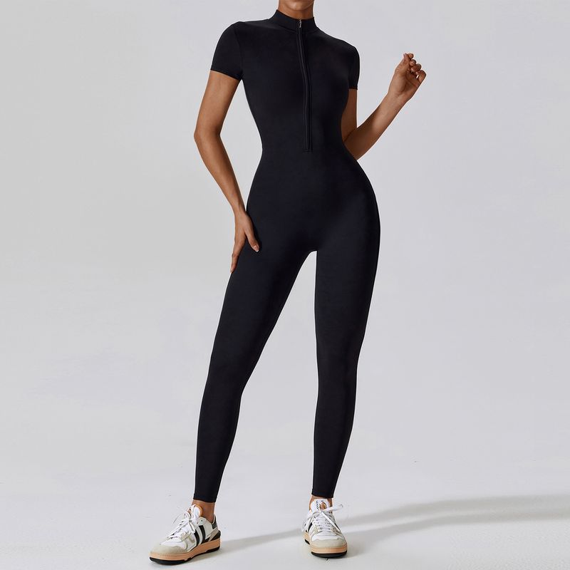 TIOZONEY - Enterito deportivo Mujer-Negro