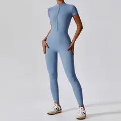 TIOZONEY - Enterito deportivo Mujer-Azul