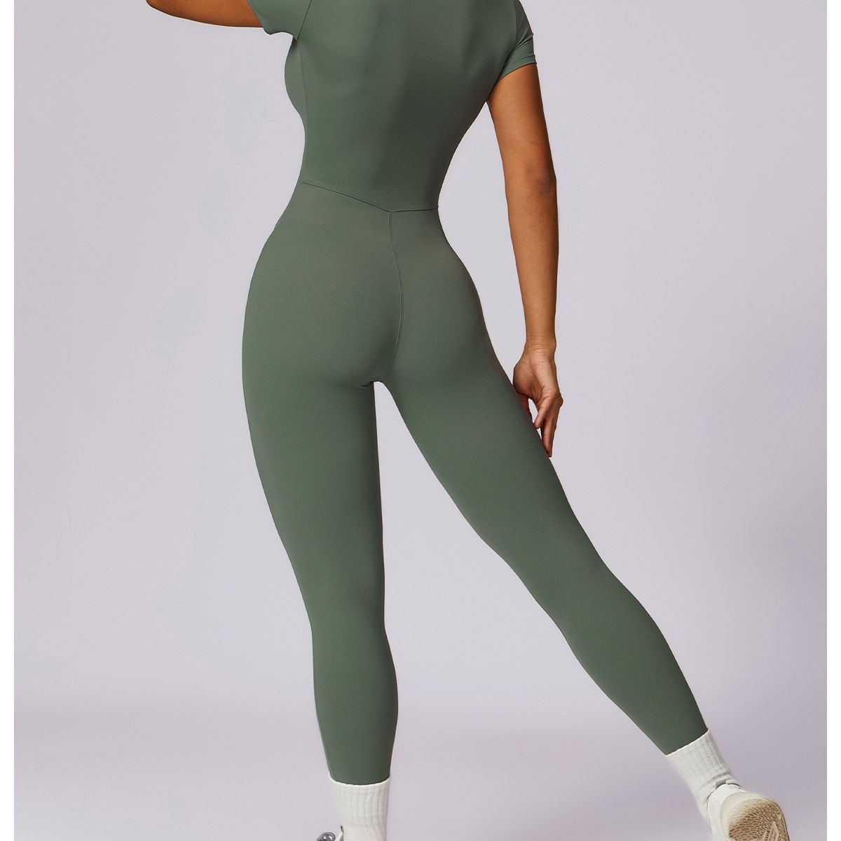 TIOZONEY - Enterito deportivo Mujer-Verde