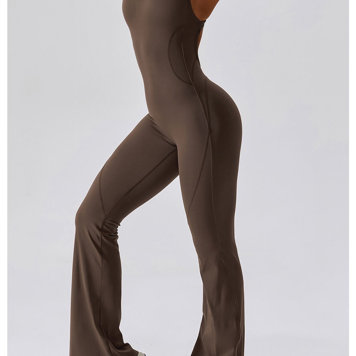 TIOZONEY - Enterito deportivo Mujer-Café