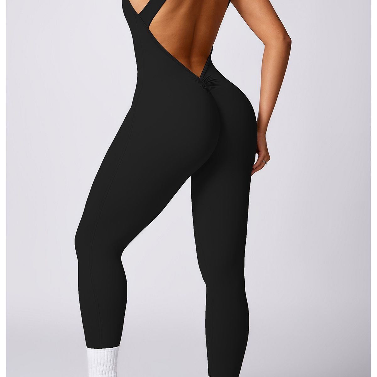 TIOZONEY - Enterito deportivo Mujer-Negro