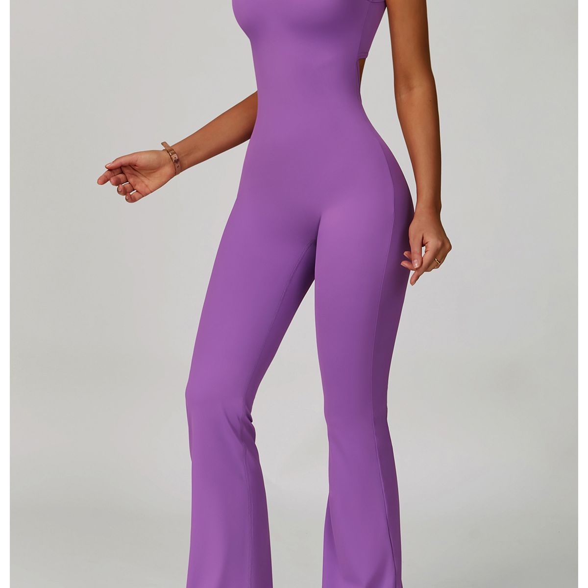 TIOZONEY - Enterito deportivo Mujer-Morado