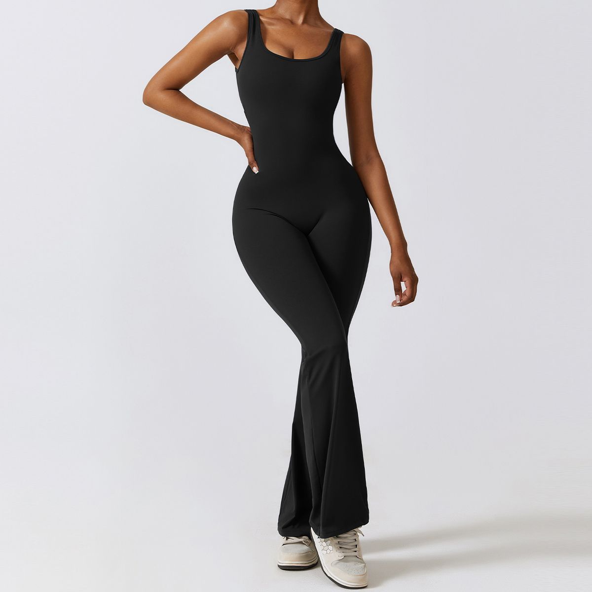 TIOZONEY - Enterito deportivo Mujer-Negro