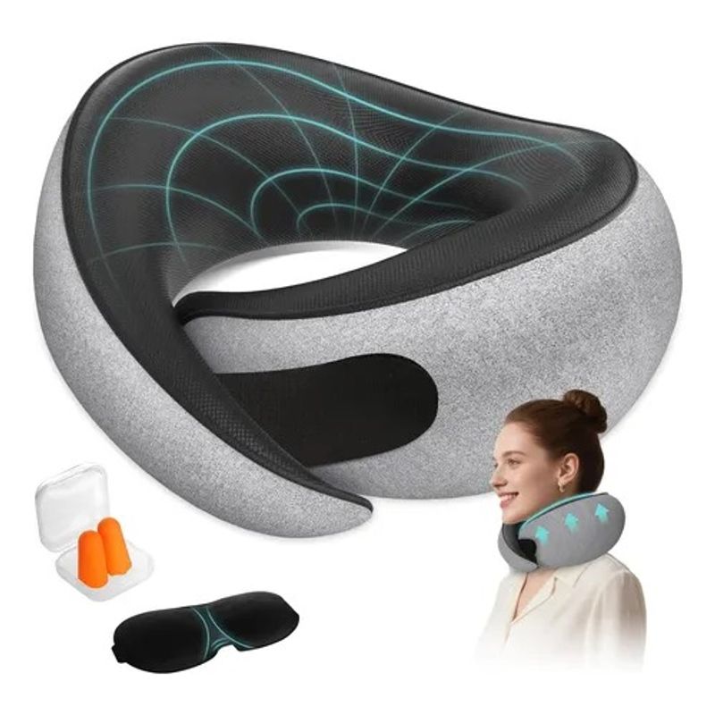GENERICO - Almohada De Cuello Relajante Para Viaje Cojín Soporte Cómodo