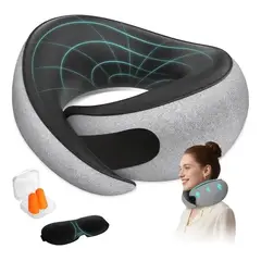 EVERSO - Almohada De Cuello Relajante Para Viaje Cojín Soporte Cómodo