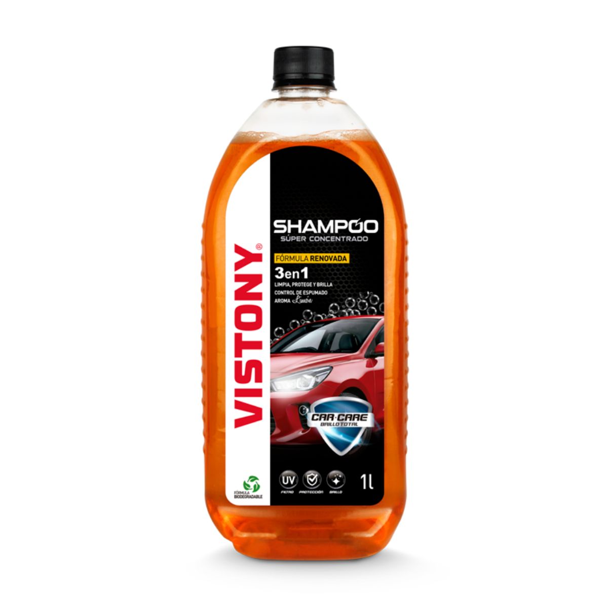 VISTONY - Shampoo Super Concentrado 3 En 1, 1 Litro Vistony
