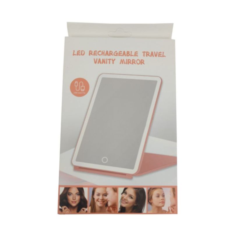 GENERICO - Espejo De Maquilla Plegable Y Portátil  Luz Led Tres Colores