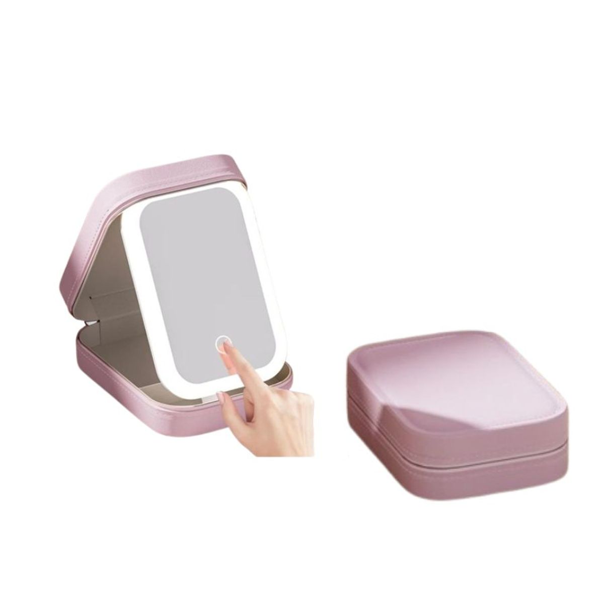 GENERICO - Mini Estuche De Maquillaje Con Luz Led Fácil Transportar