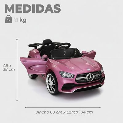 Imagen 2 del producto Auto Electrico Mercedes Con Control Remoto Luces y Sonido