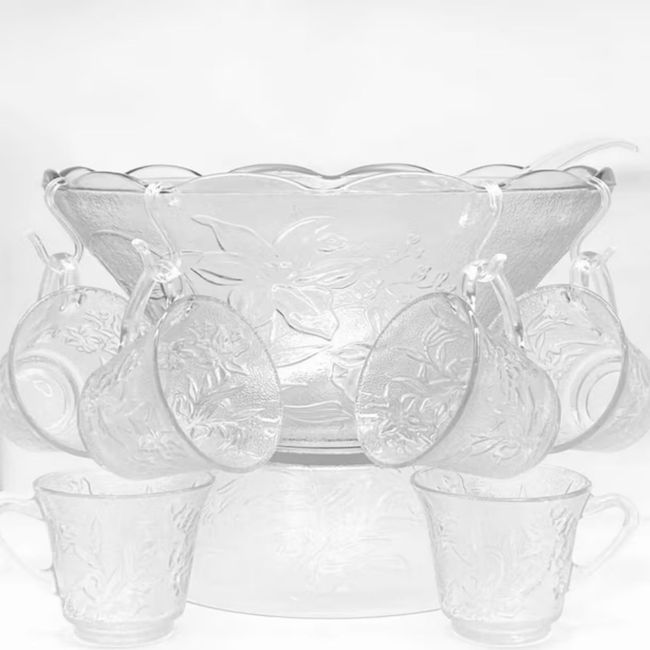 ALLEGRA - Set Ponchera 27 Piezas Coctelera De Vidrio Allegra