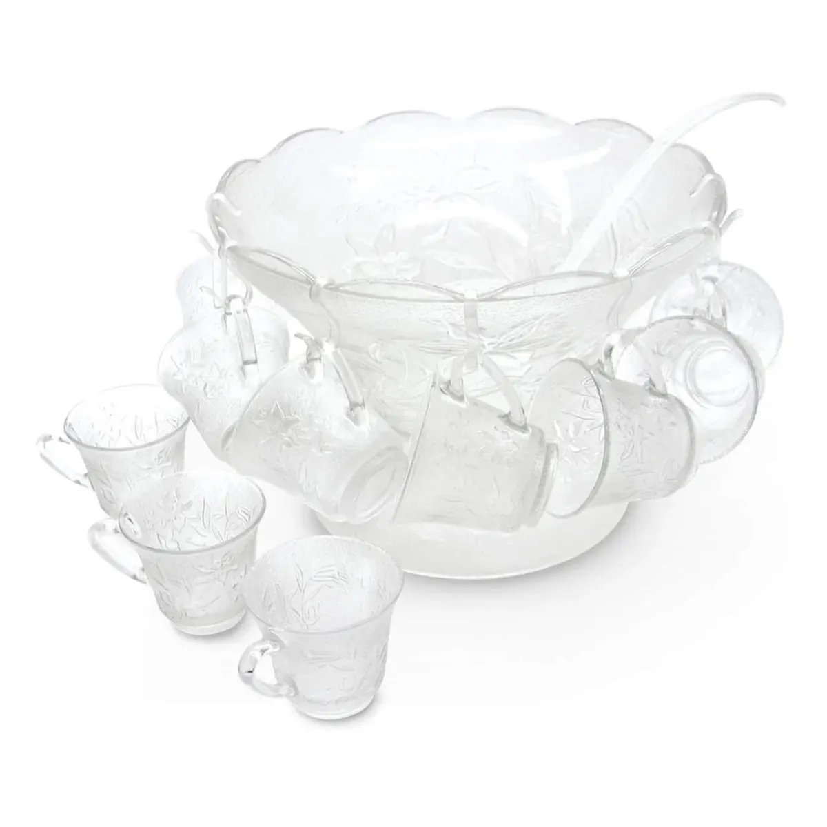 ALLEGRA - Set Ponchera 27 Piezas Coctelera De Vidrio Allegra