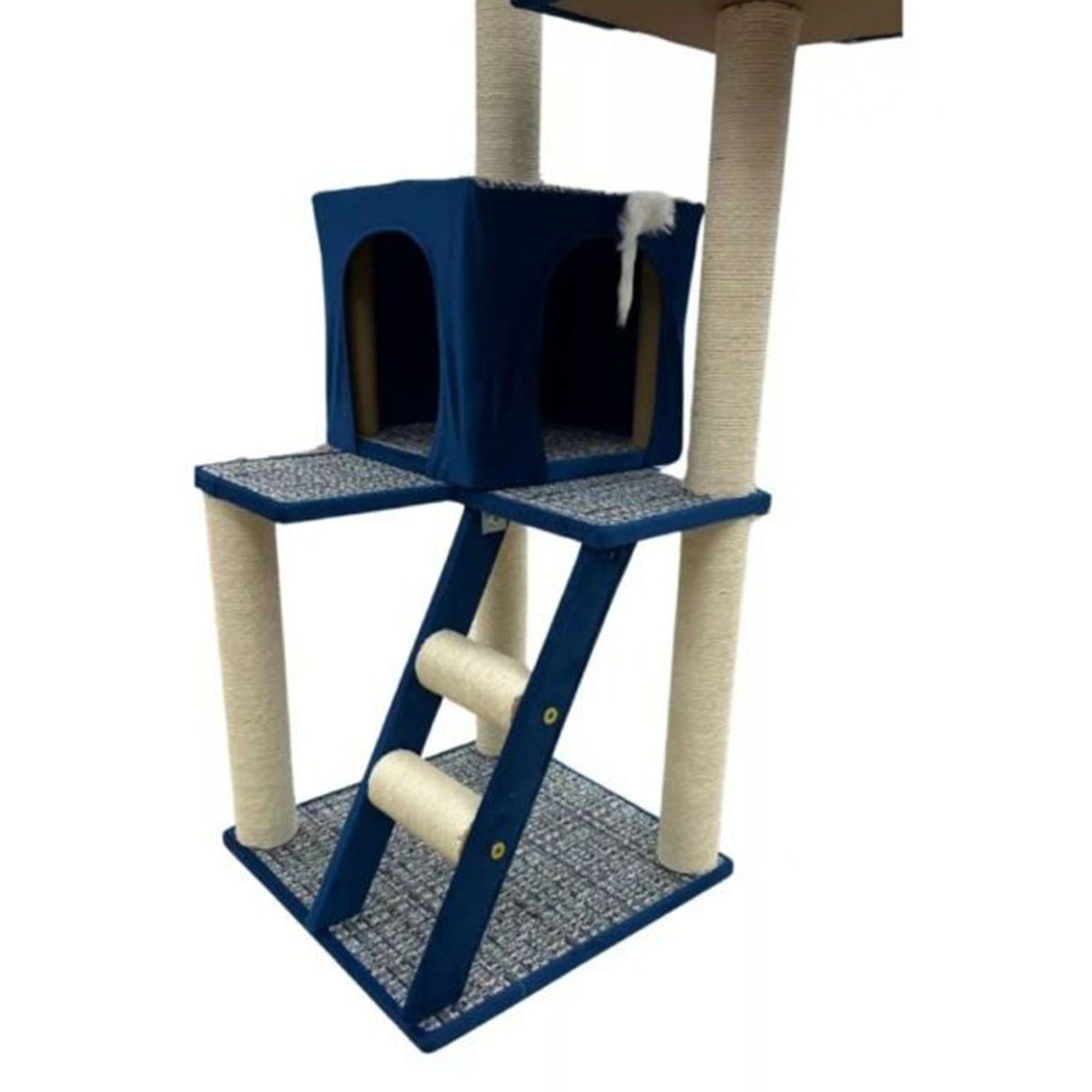 MUNDO ONLINE - Torre Rascador de Gato 3 Pisos con Casa