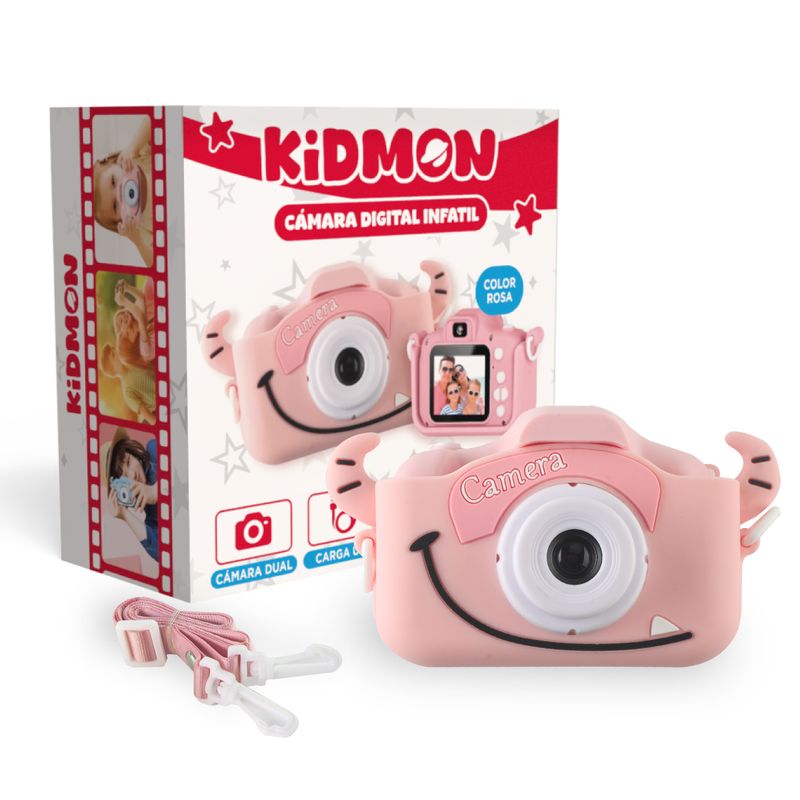 CHILE TENDENCIA - Camara Digital Dual Niños Kidmon Hd 2" 1080P  Foto Video
