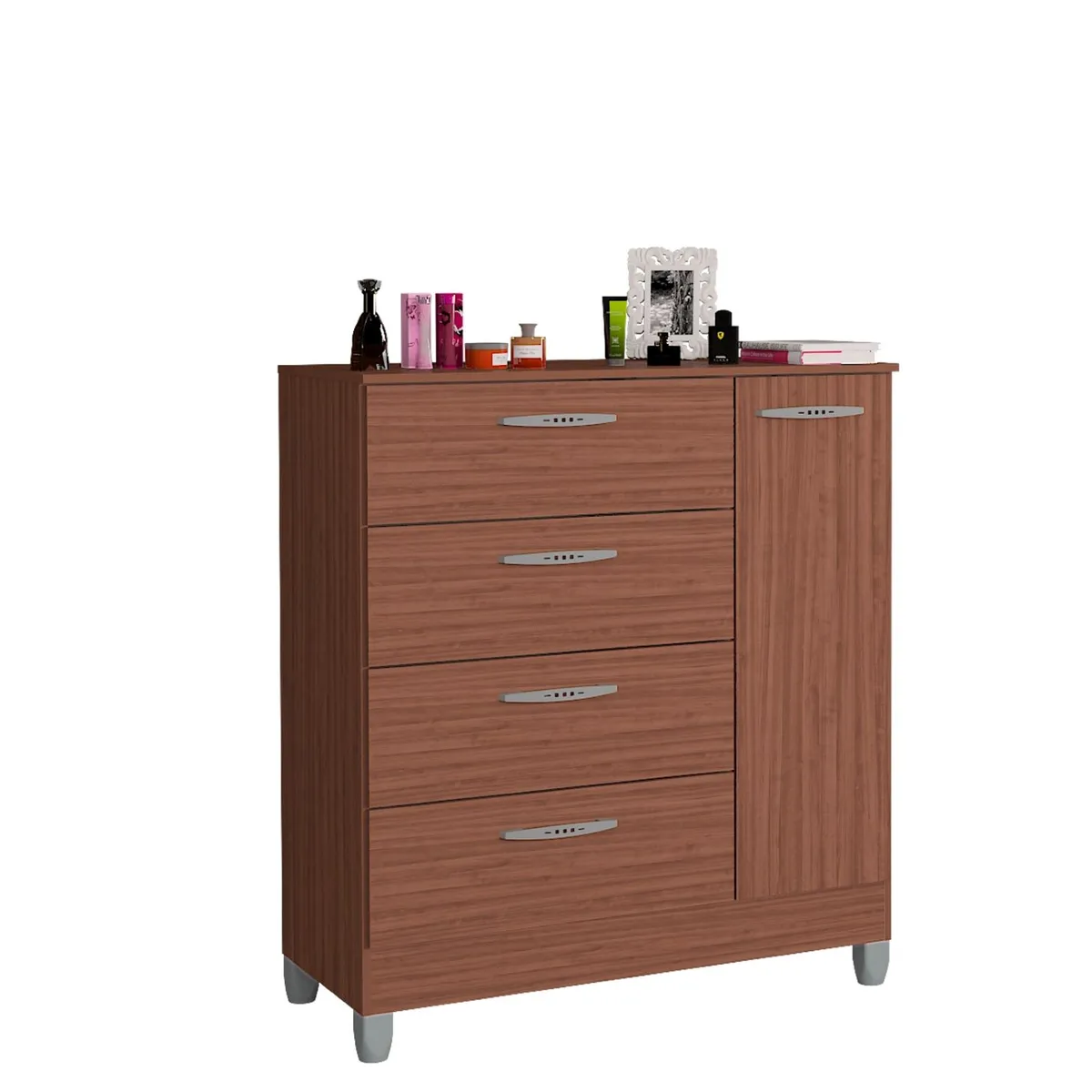 TAHUARI - Comoda 4 cajones 1 puerta Miami