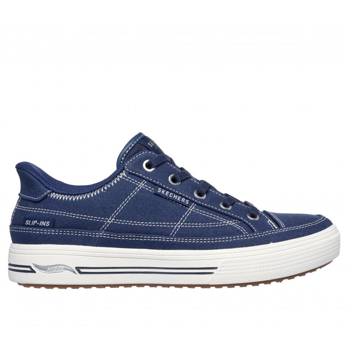 SKECHERS - Zapatillas Mujer Slip-ins Arch Fit Arcade See-Ya-There Azul Skechers