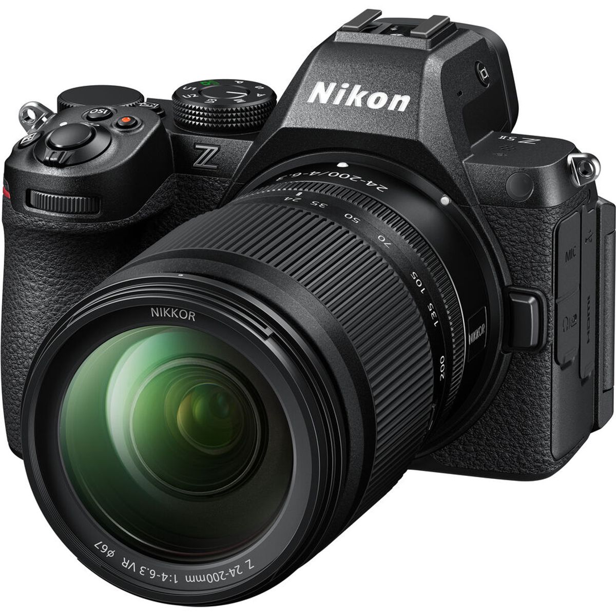 NIKON - Nikon Z5 II Sin Espejo Cámara Kit Con 24-200mm f4-63 Lente - Negro