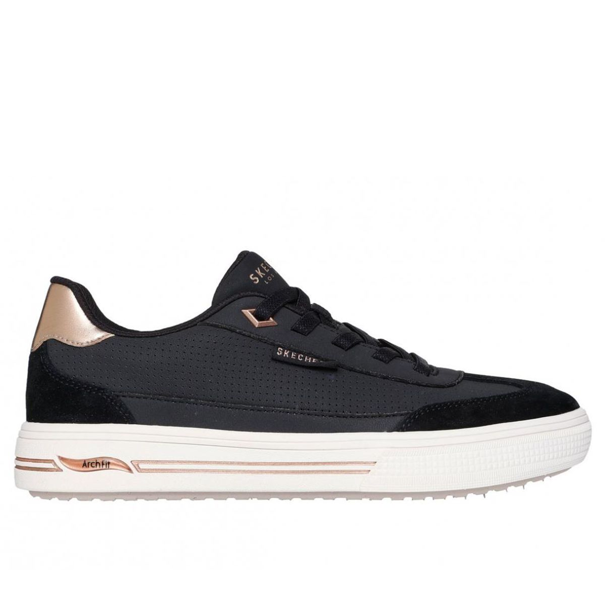 SKECHERS - Zapatillas Mujer Arch Fit Arcade Negro BK Skechers