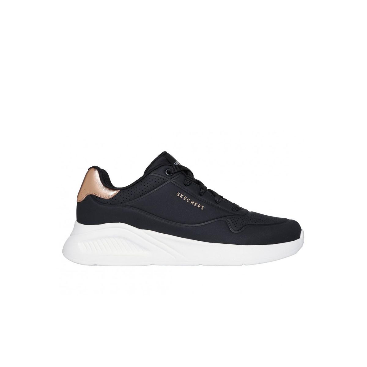 SKECHERS - Zapatillas Mujer Uno Lite Negro BL Skechers