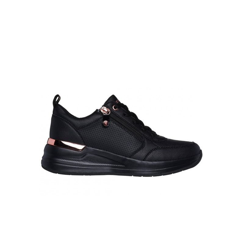 SKECHERS - Zapatillas Mujer Billion 2 Side Door Negro BK Skechers