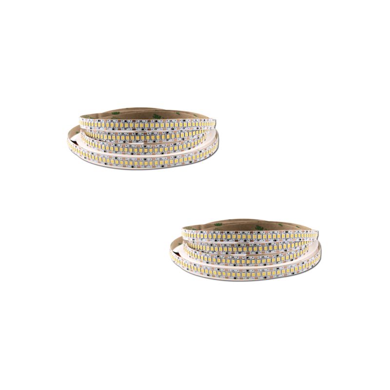 GENERICO - 2 Cintas Led 12v 2835 20w/m 5m Luz Neutra Ultra Brillo