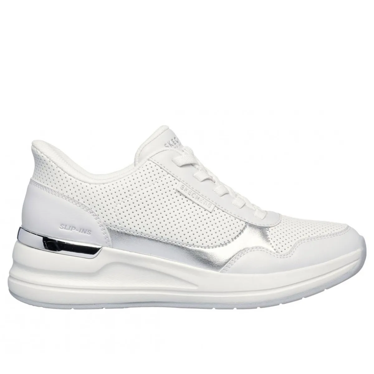 SKECHERS - Zapatillas Mujer Slip-ins Billion 20 Blanco Wt Skechers