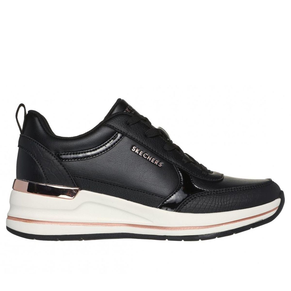 SKECHERS - Zapatillas Mujer Billion 20 Fine Shine Negro Skechers