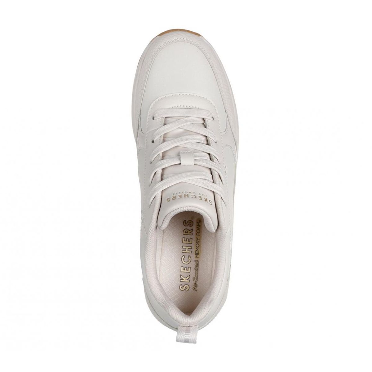 SKECHERS - Zapatillas Mujer Billion 20 Fine Shine Beige WT Skechers