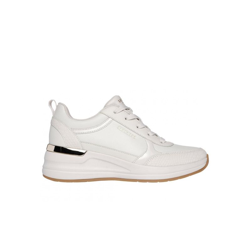 SKECHERS - Zapatillas Mujer Billion 20 Fine Shine Beige WT Skechers