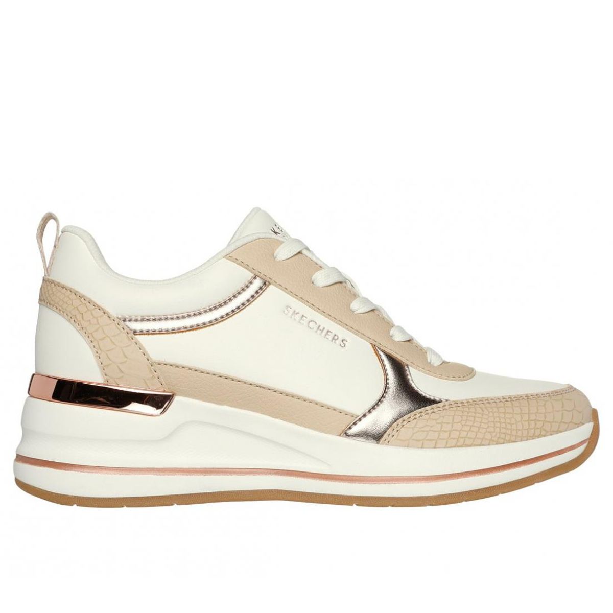 SKECHERS - Zapatillas Mujer Billion 20 Fine Shine Blanco Skechers