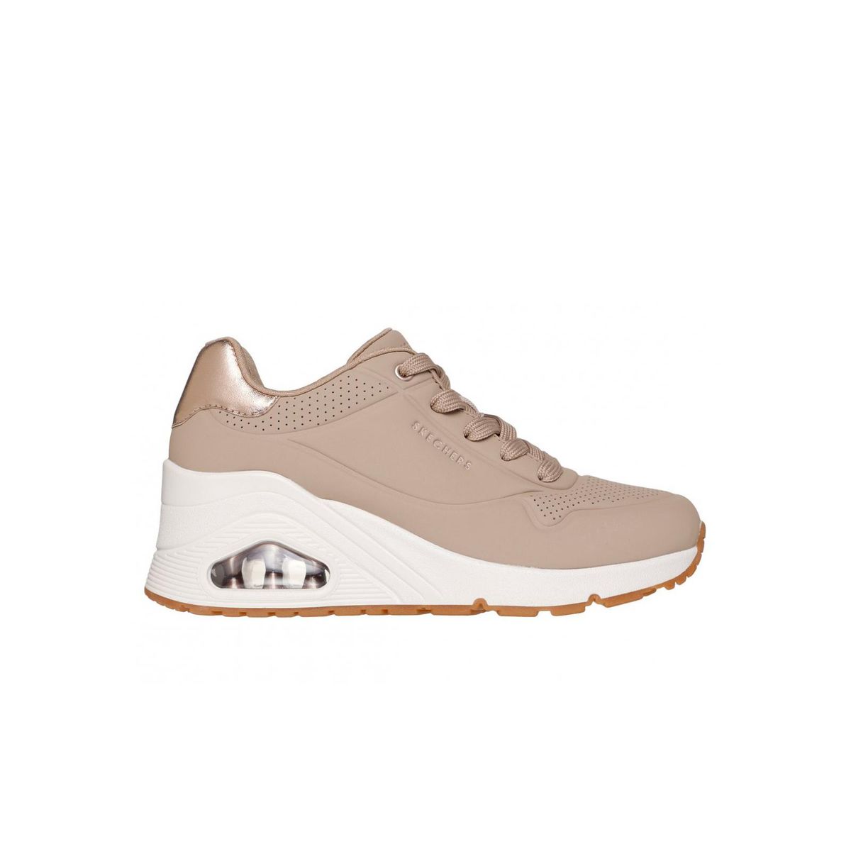 SKECHERS - Zapatillas Mujer Uno Wedge Beige TN Skechers