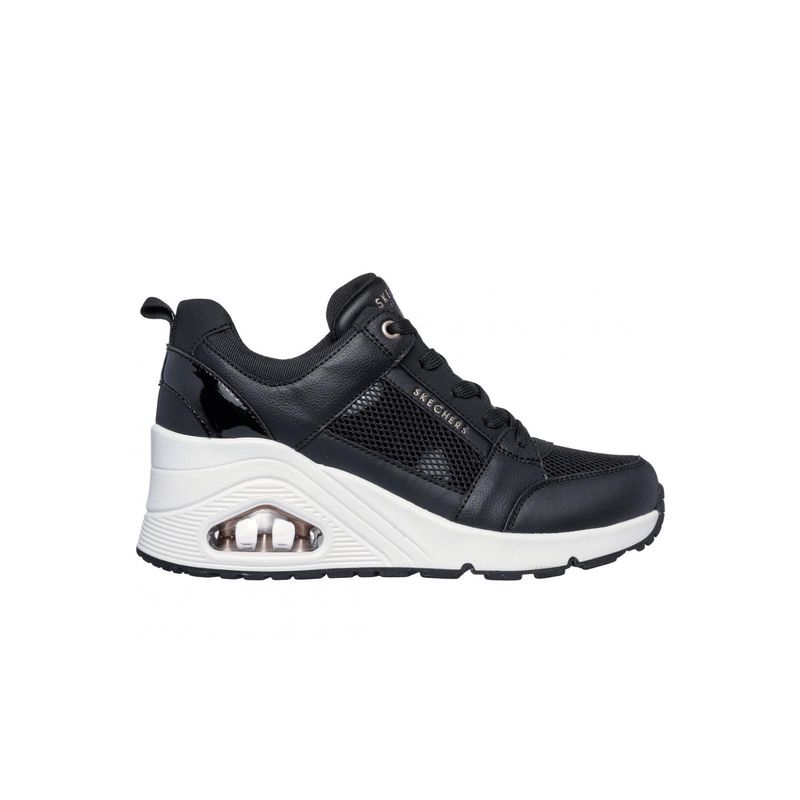 SKECHERS - Zapatillas Mujer Uno Wedge Negro BL Skechers
