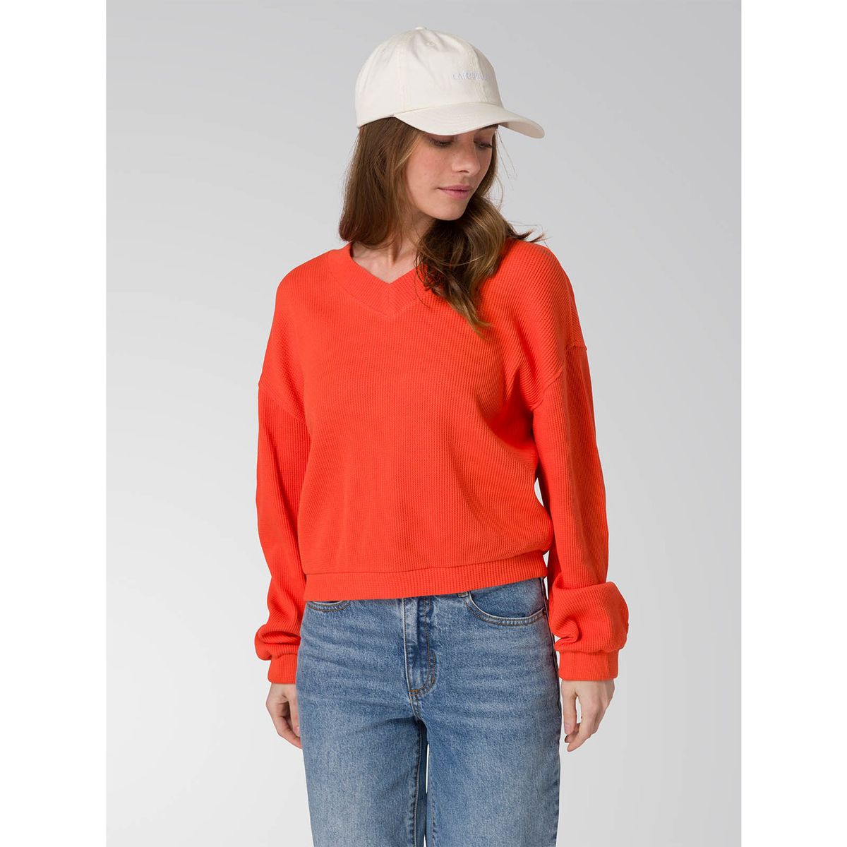 CAT - Jockey 6 Panel Washed Blanco CAT
