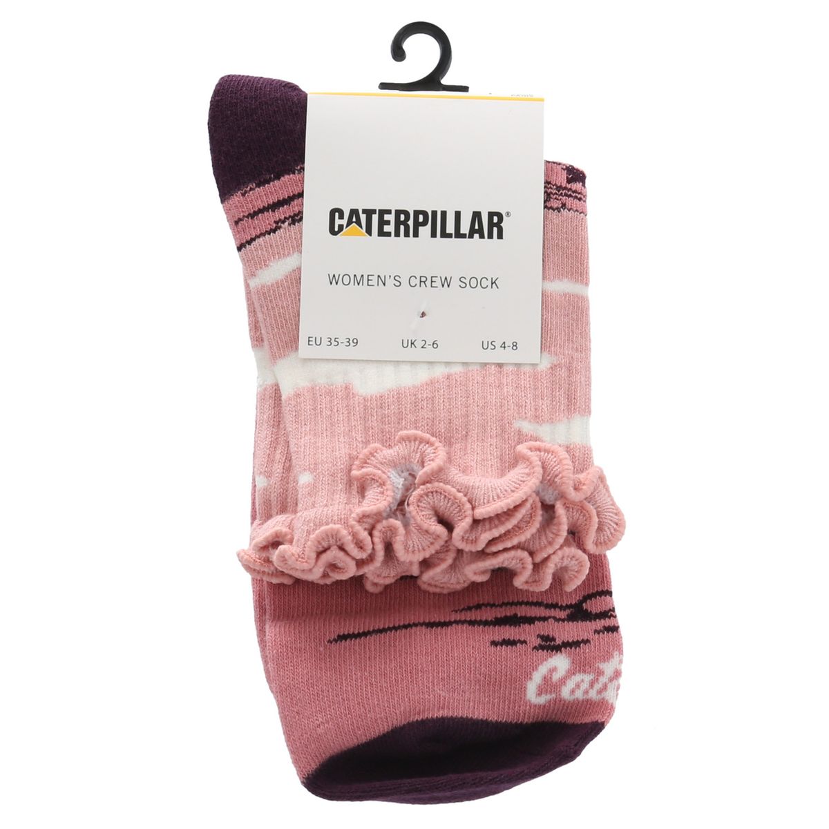 CAT - Calcetín Medio Diseño Desierto Medio Rosa CAT