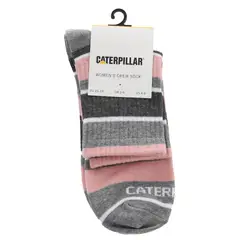 CAT - Calcetín Mujer Diseño Rayas Medio Rosa