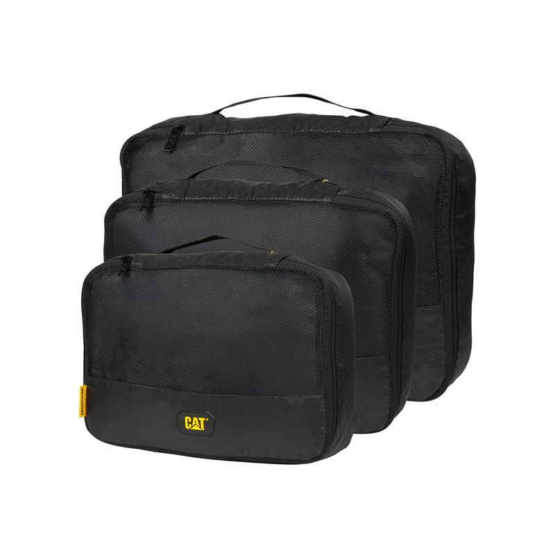 CAT - Pack de 3 Bolsas Organizadoras Voyage Negro CAT