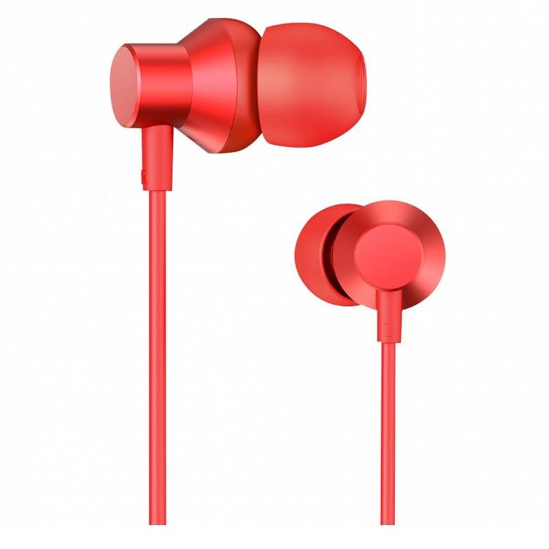 LENOVO - Audifono Alámbrico Lenovo In Ear Hf130 Rojo Fx - Rojo
