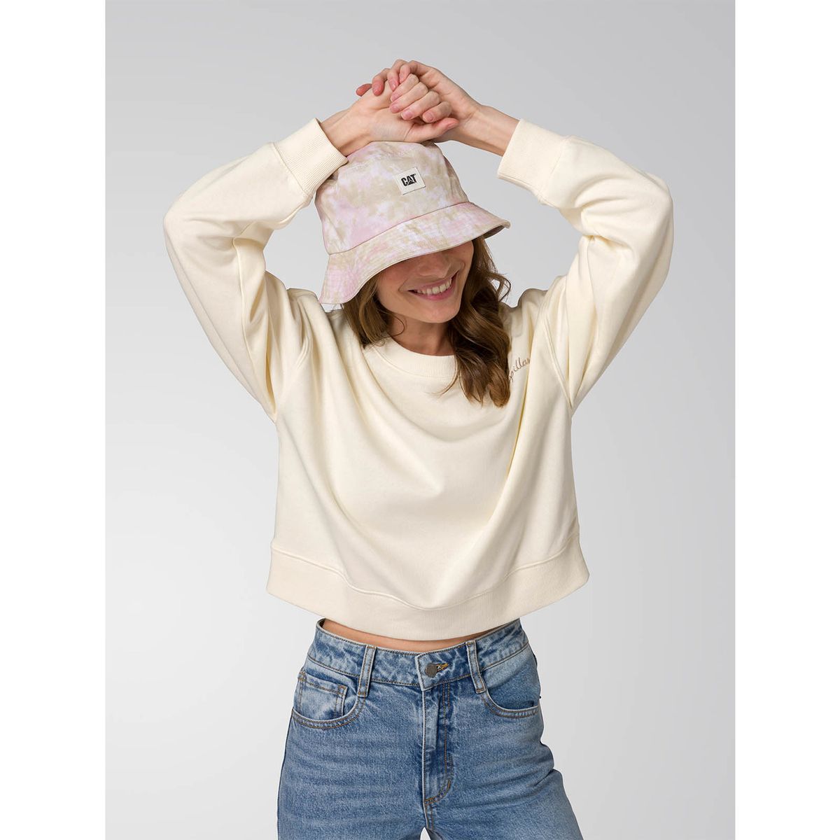 CAT - Gorro Bucket Sun Hat Rosa CAT