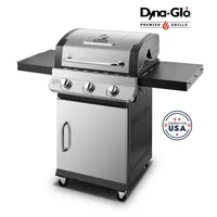 Parrilla a Gas 3 Quemadores Acero Inoxidable Premier