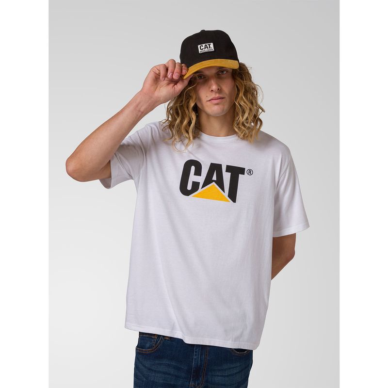 CAT - Jockey 6 Panel Logo Negro CAT
