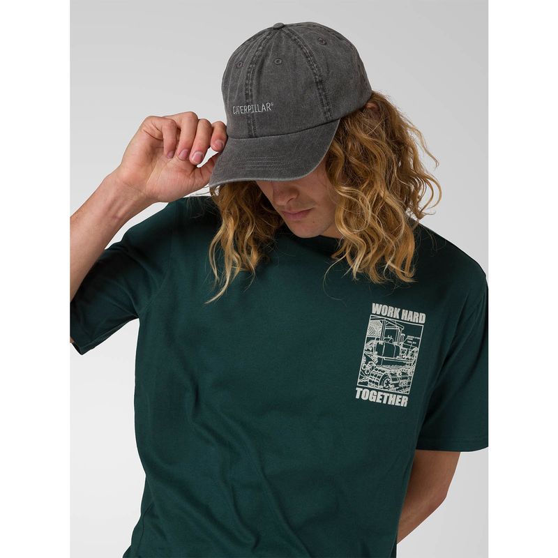 CAT - Jockey 6 Panel Washed Negro CAT