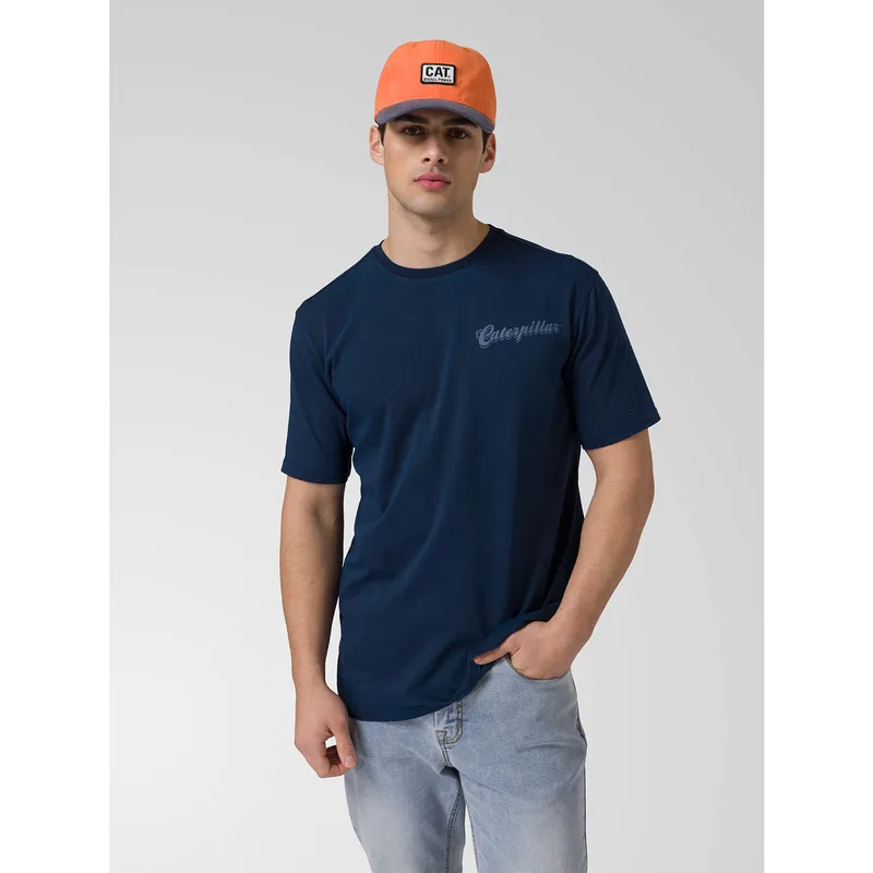 CAT - Jockey 6 Panel Logo Naranja CAT