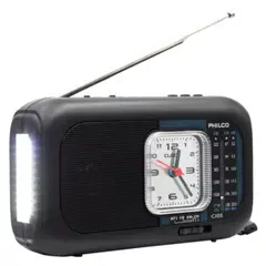 PHILCO - RADIO CON PANEL SOLAR DE EMERGENCIA ICX66 NEGRO