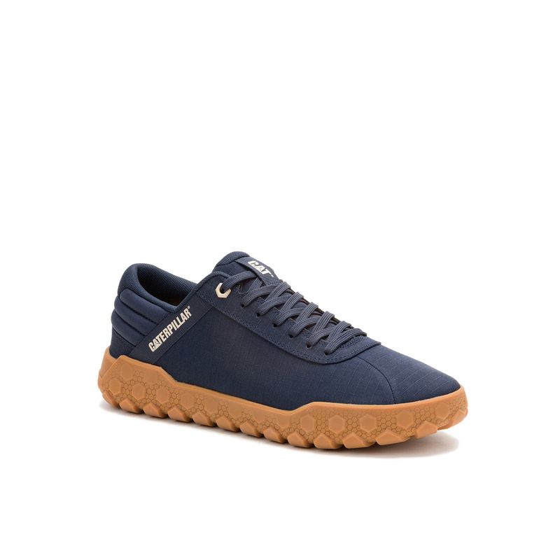CAT - Zapatilla Hex + Canvas Hombre Azul CAT