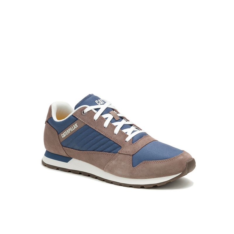CAT - Zapatilla Ventura Hombre Café y Azul CAT