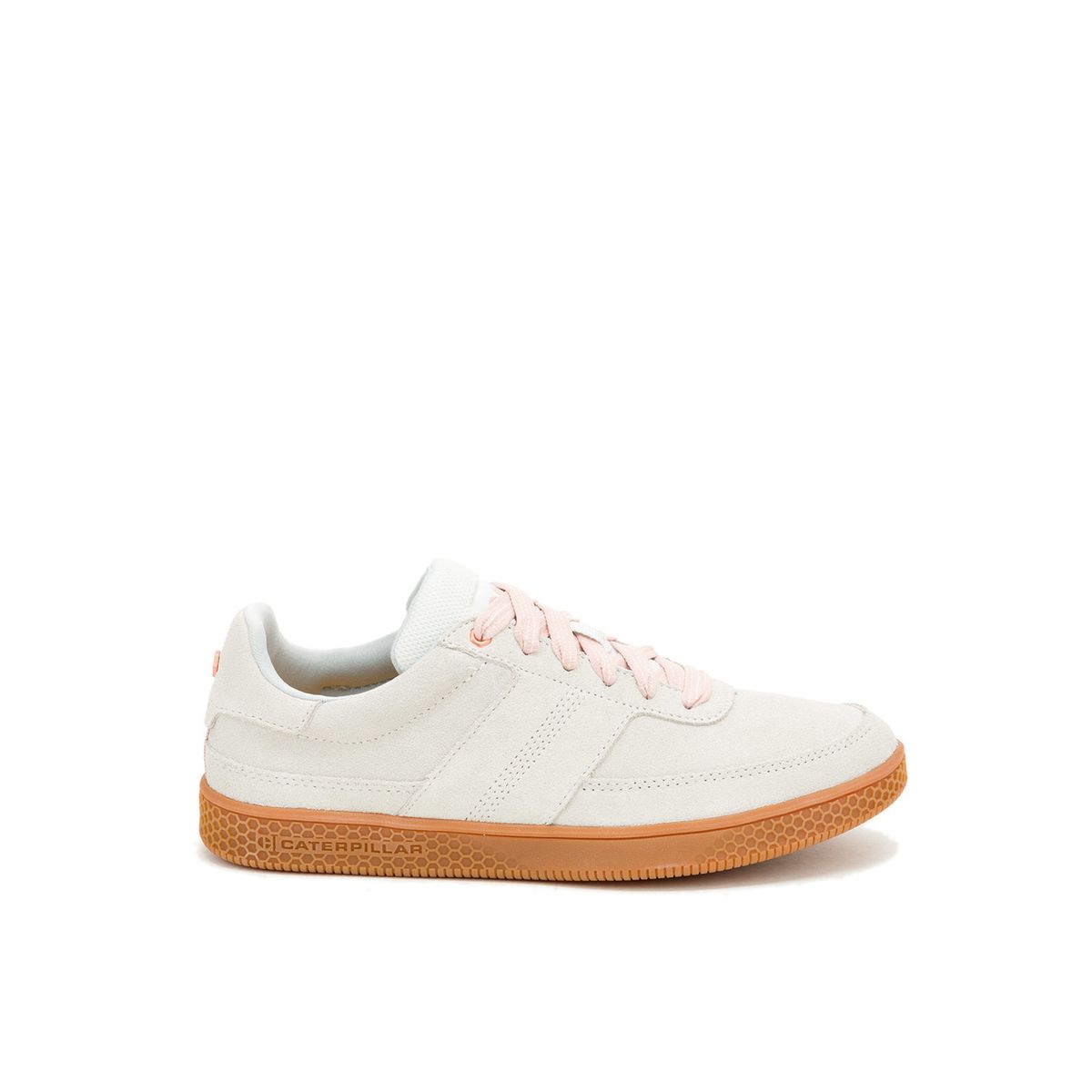 CAT - Zapatilla Pause Retro Mujer Blanco y Café CAT