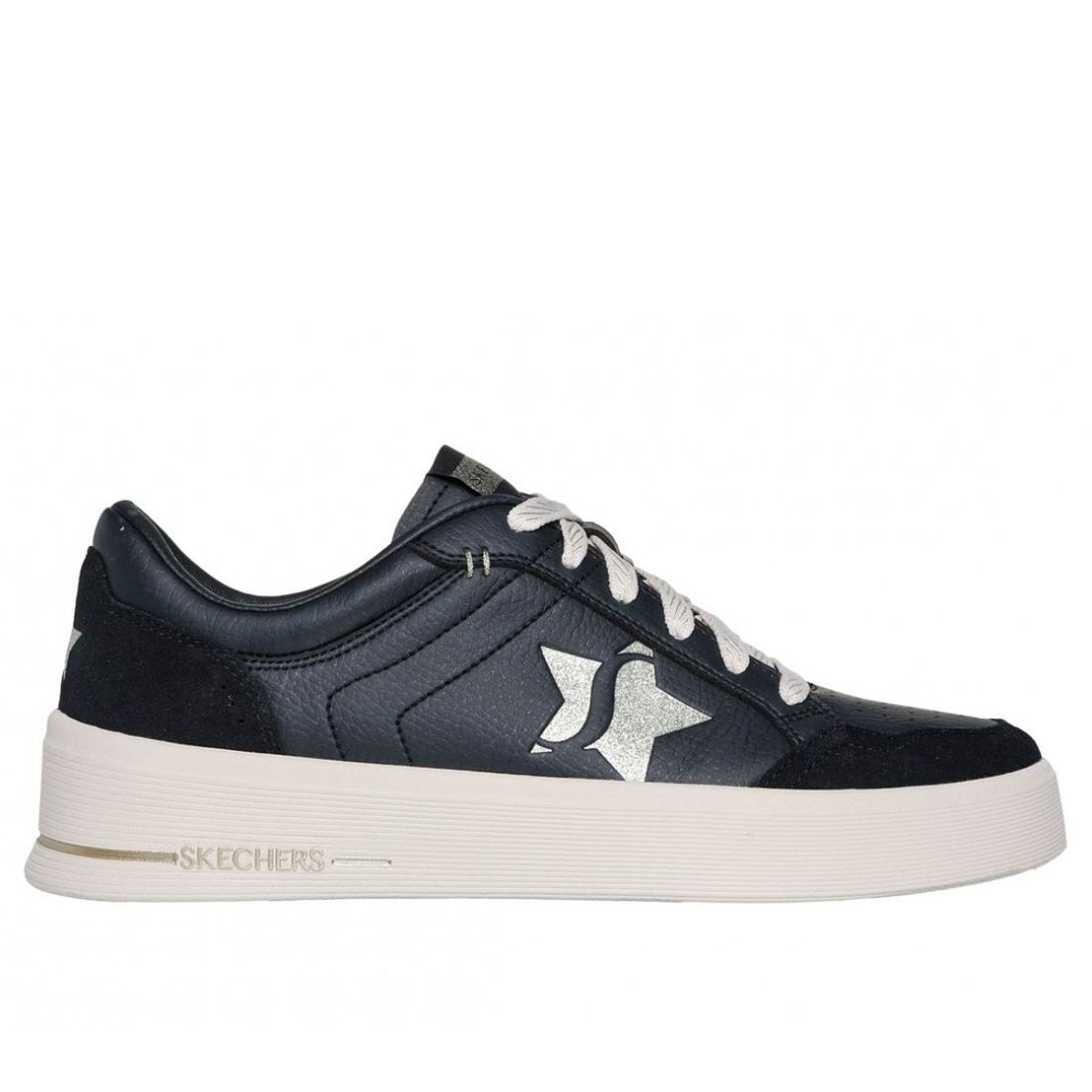 SKECHERS - Zapatillas Mujer Hiland Illuminated Neutrals Negro Skechers